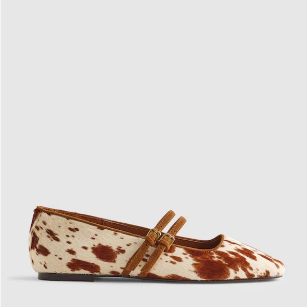 MADEWELL Leather Greta Ballet Flats - Russet Multi - Picture 3 of 13